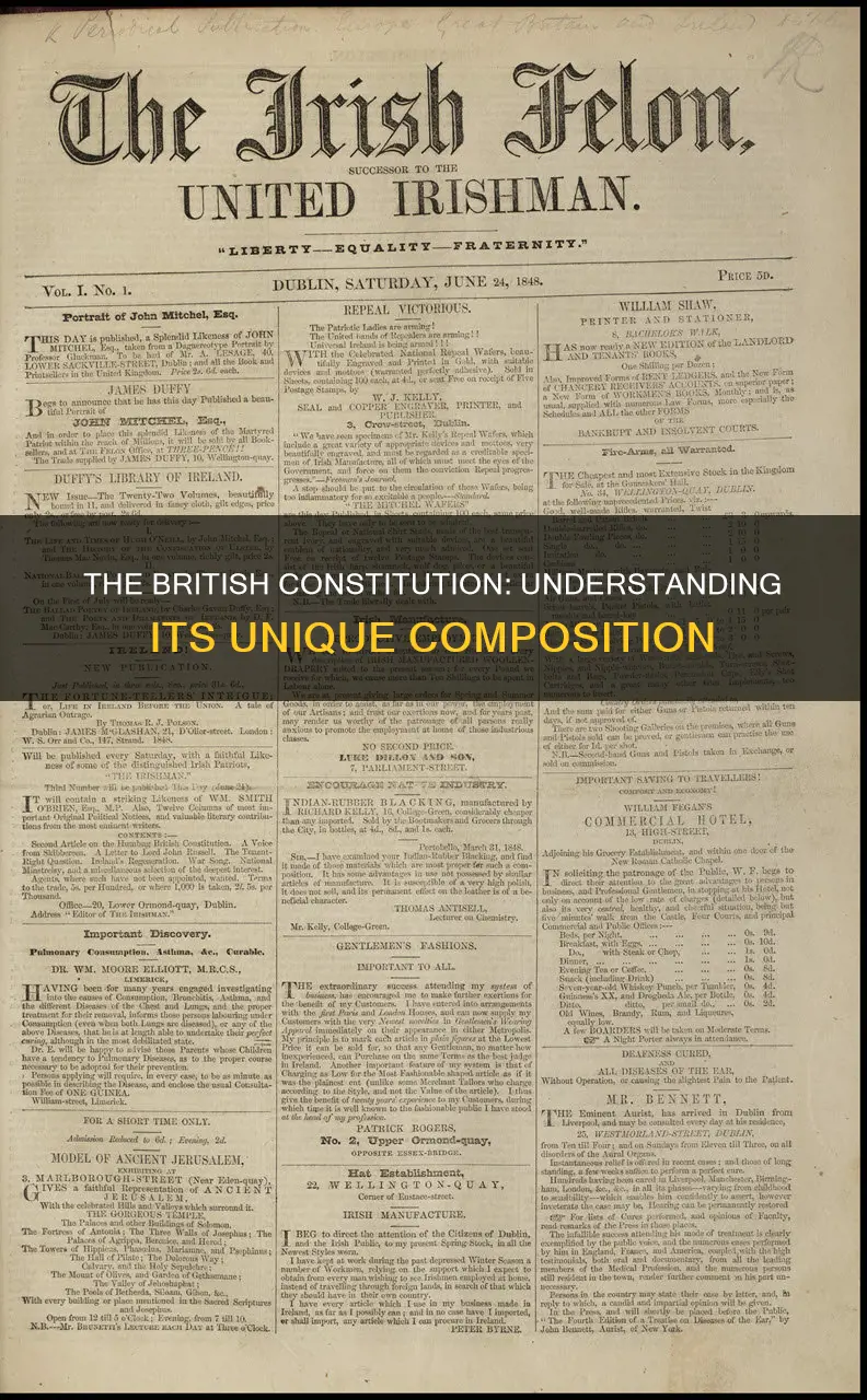 what is the british constitution made up of