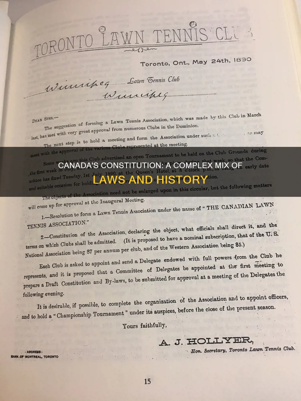 what is the canadian constitution made up of