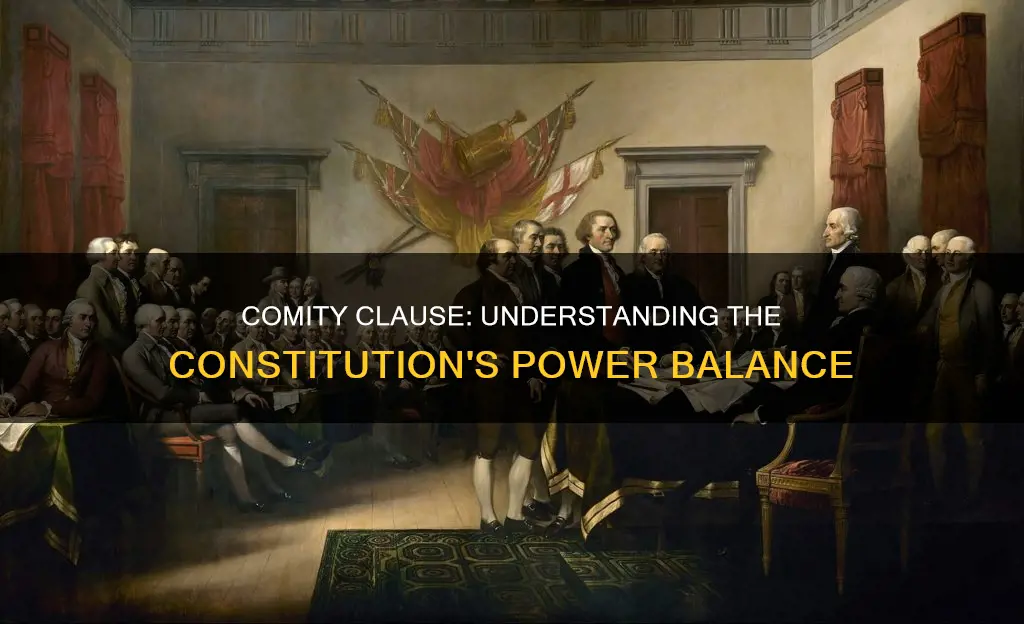 what is the comity clause of the constitution
