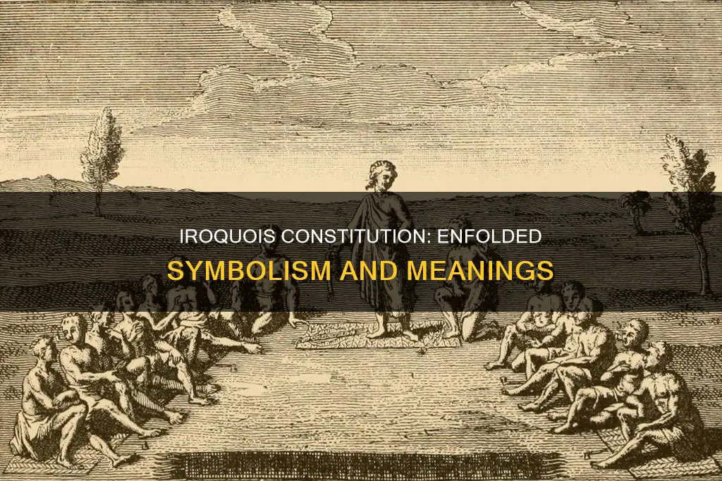 what is the connotation of the word enfolded iroquois constitution