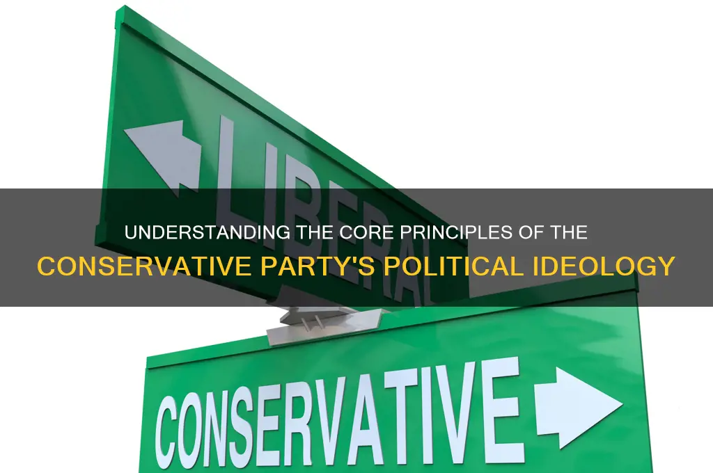 what is the conservative parties political ideology