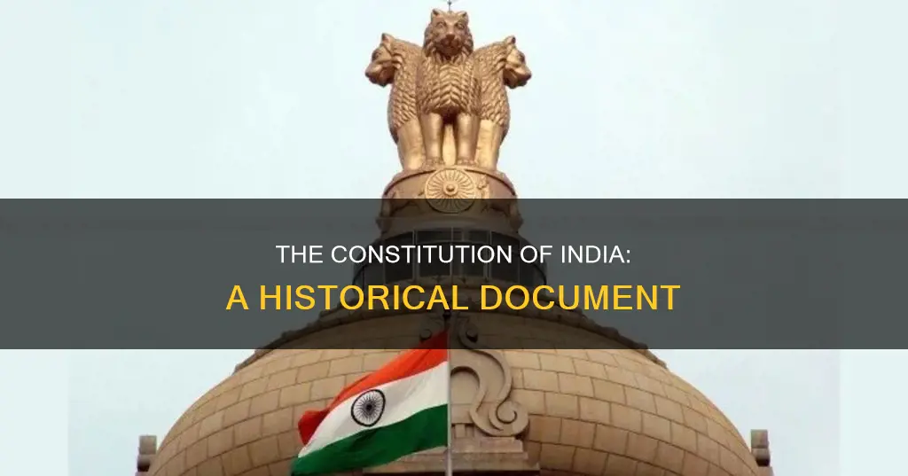 what is the constitution name of the india country