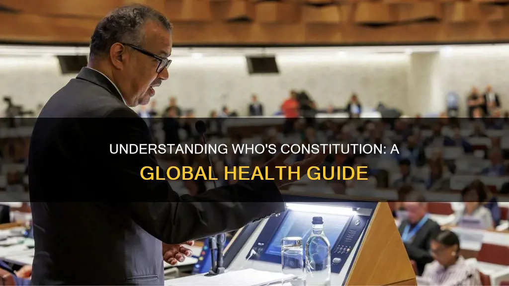what is the constitution of the world health organization