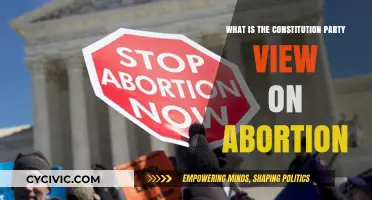 Constitution Party's Stance on Abortion