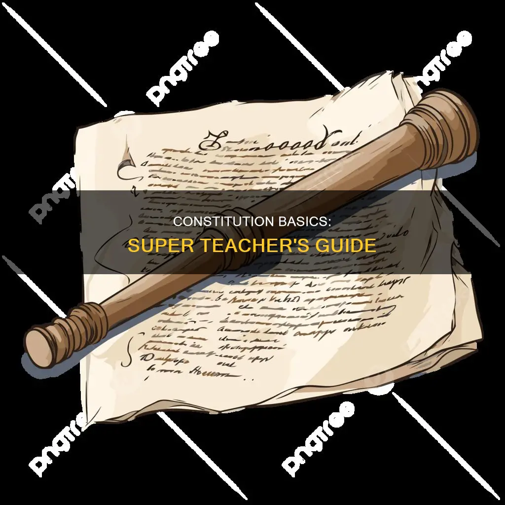 what is the constitution super teacher worksheets answer key
