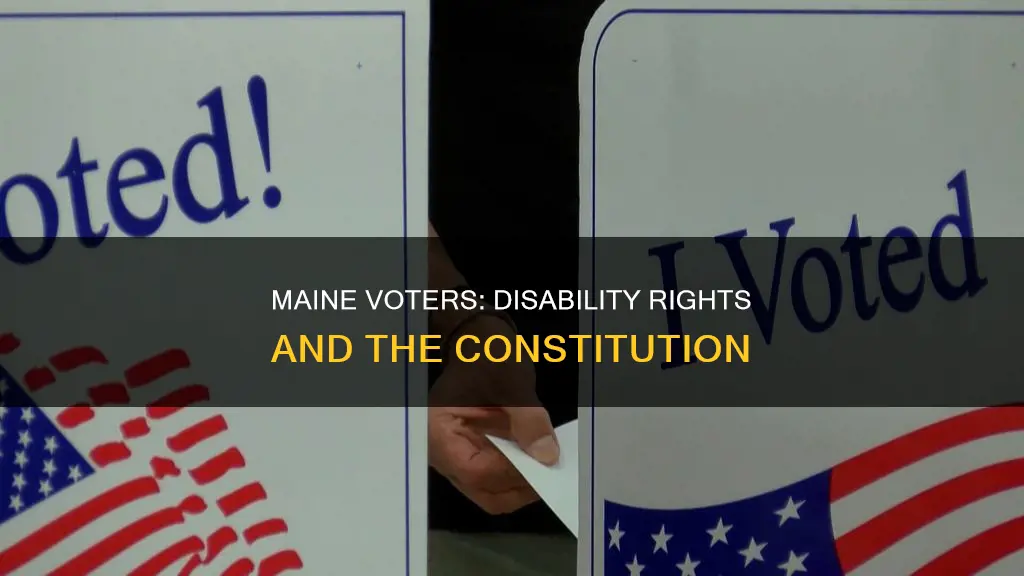 what is the constitutional amendment for maine voters with disabilities
