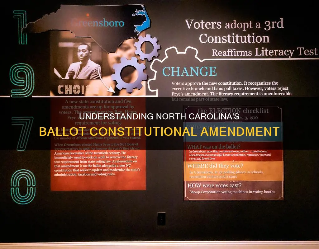 what is the constitutional amendment on nc ballot