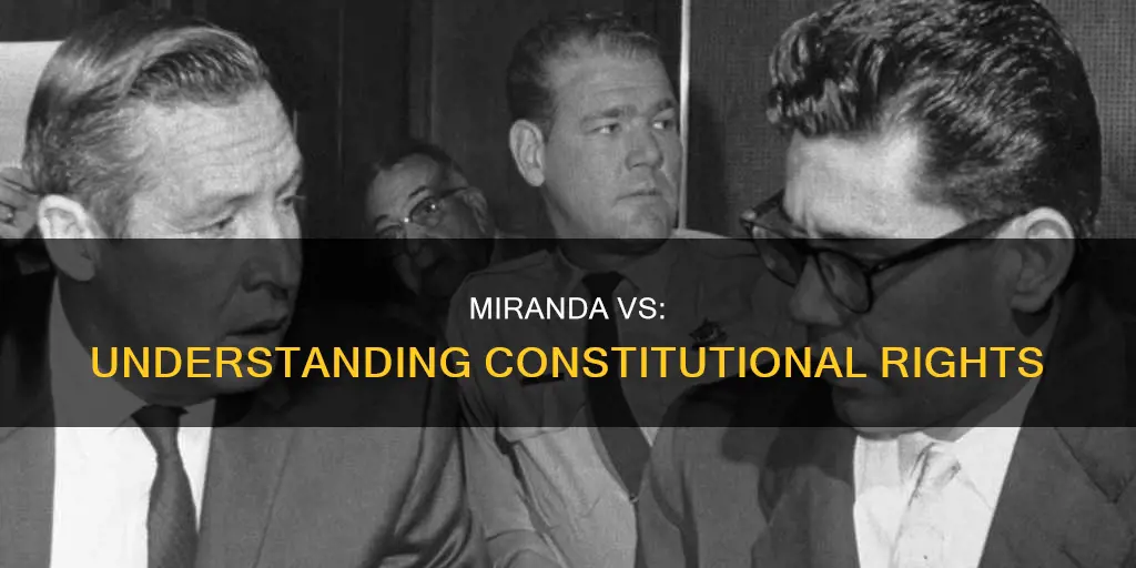 what is the constitutional issue being decided in miranda vs