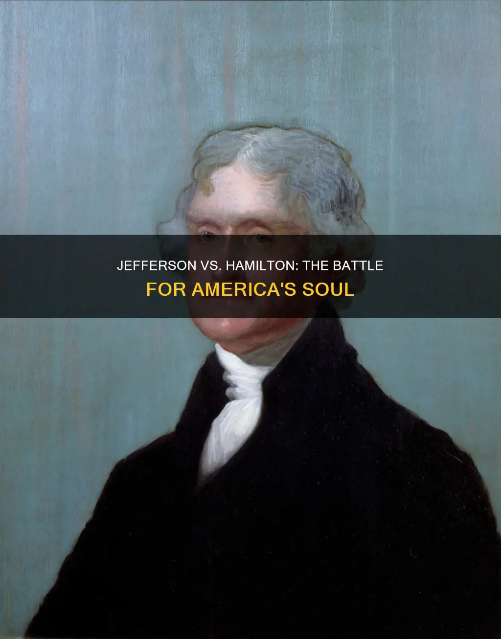 what is the constitutional issue between jefferson and hamilton