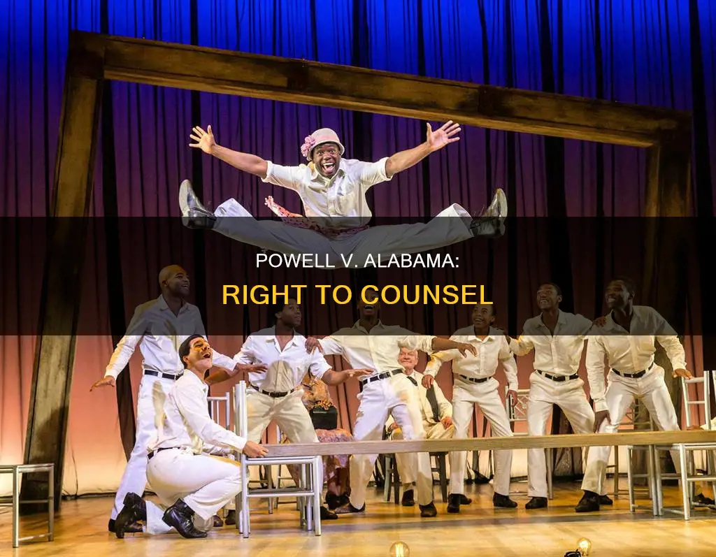 what is the constitutional issue involved in powell v alabama