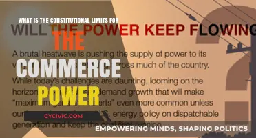 Commerce Power: Constitutional Limits and Their Impact