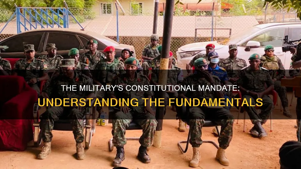 what is the constitutional mandate for the military