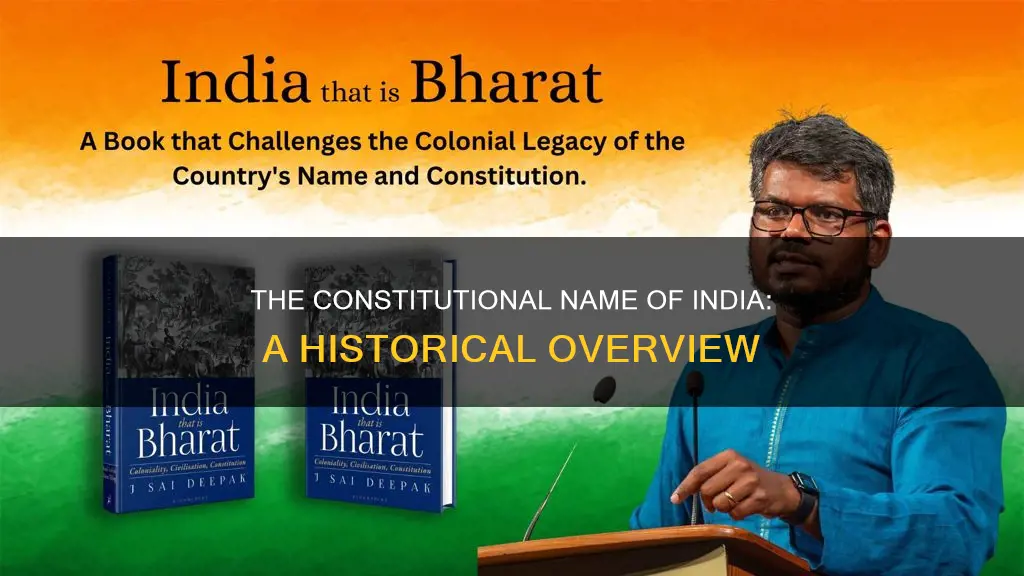 what is the constitutional name of india