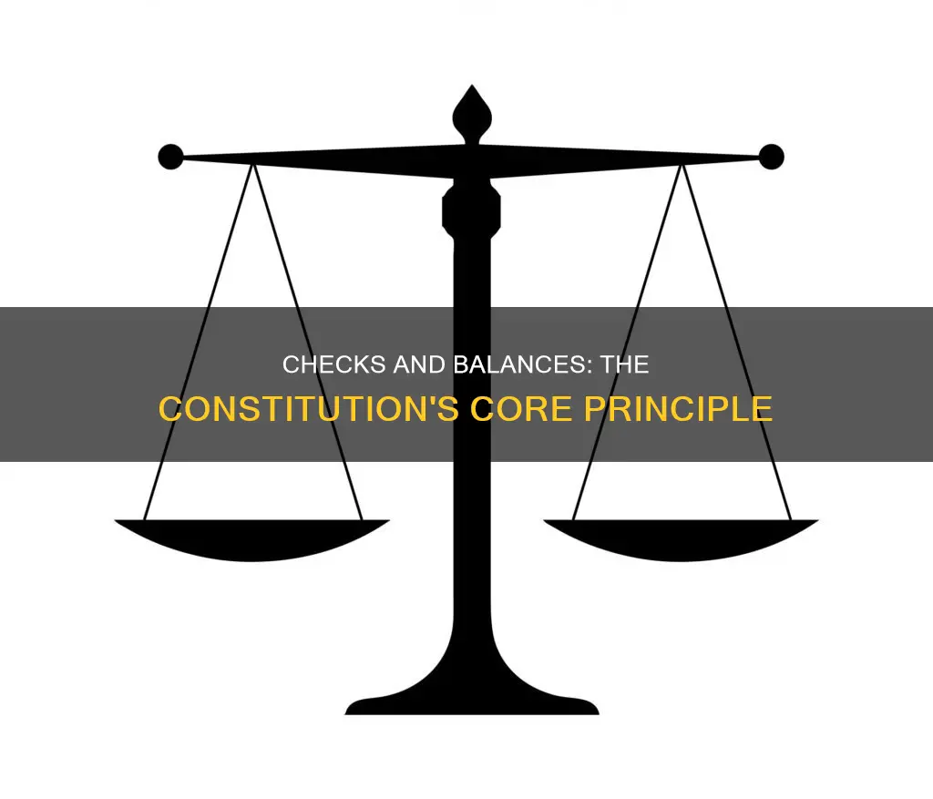 what is the constitutional principle of checks and balances