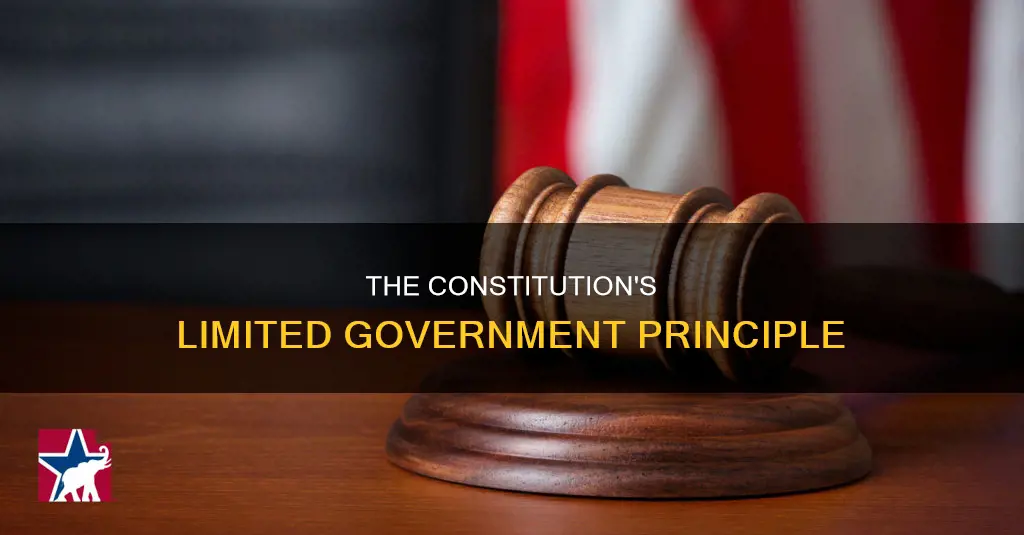 what is the constitutional principle of limited gov