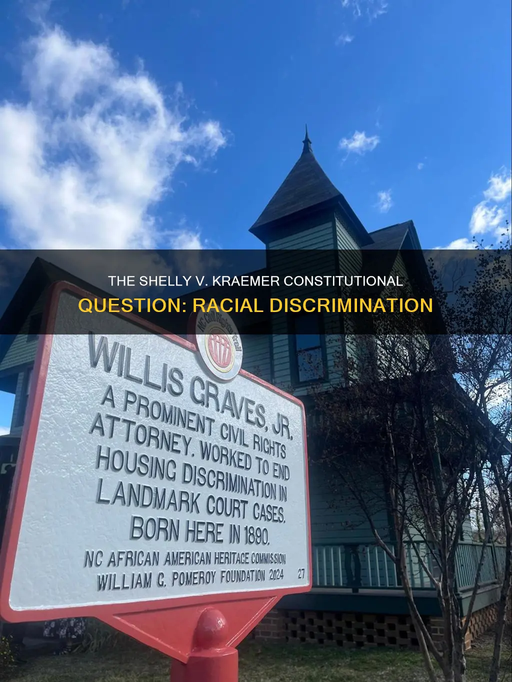 what is the constitutional question in shelly v krarner