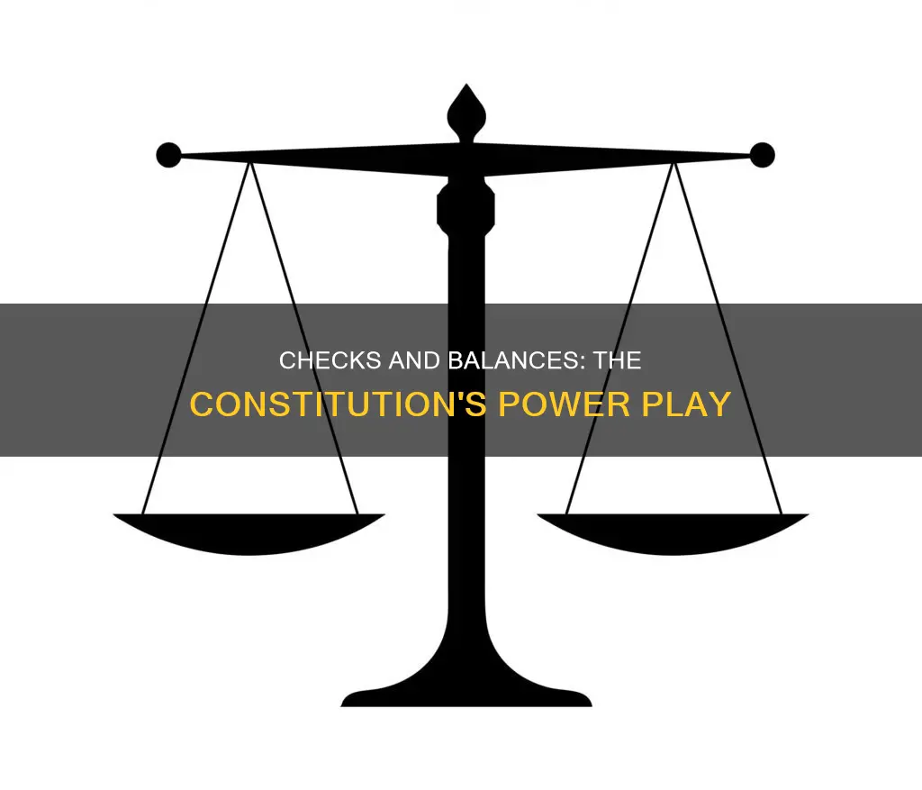 what is the constitutions system of checks and balances