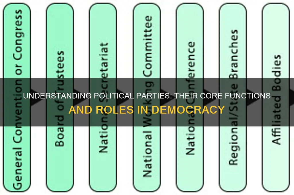 what is the core function of a political party