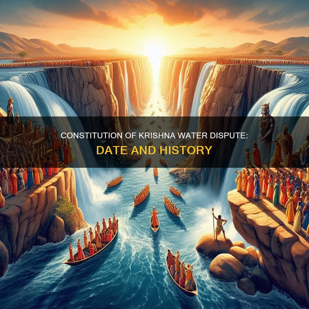 what is the date of constitution of krishna water dispute