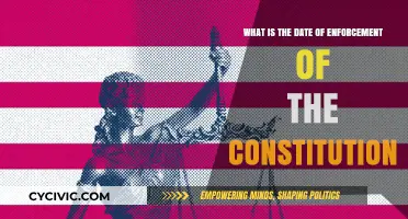 The Constitution's Enforcement: A Date to Remember