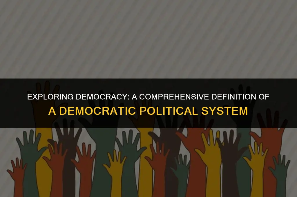 what is the definition of a democratic political system