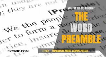 Understanding the Preamble: Defining Its Purpose and Importance