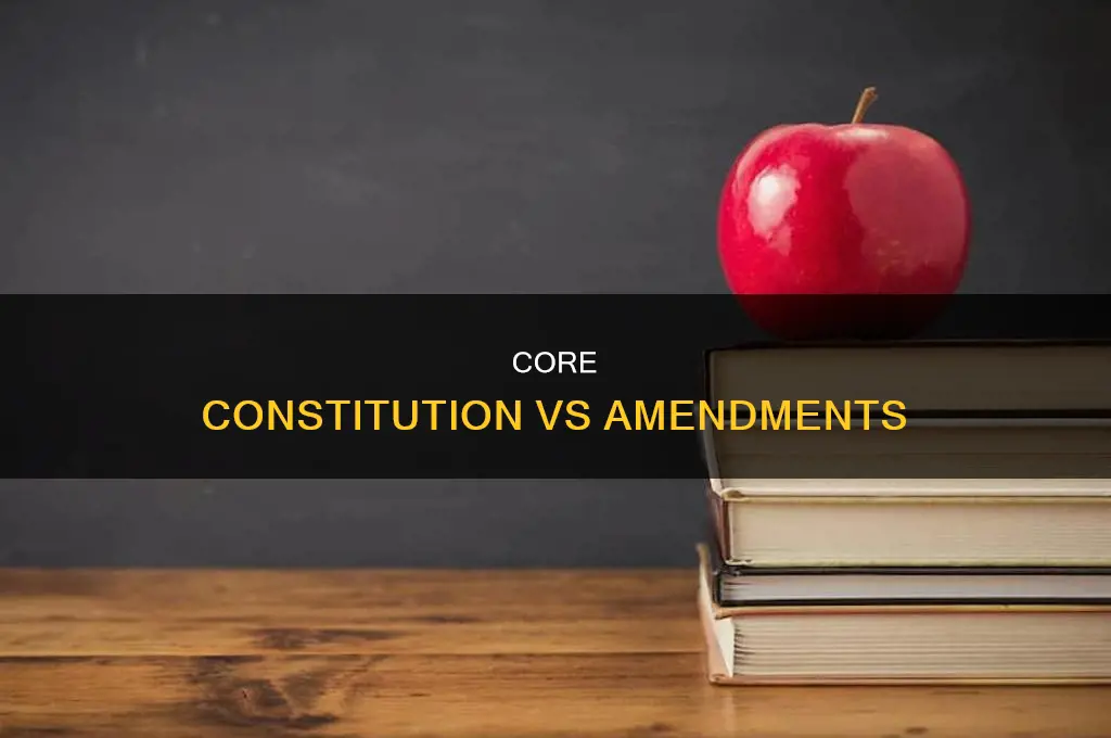 what is the difference between a constitution and its amendments