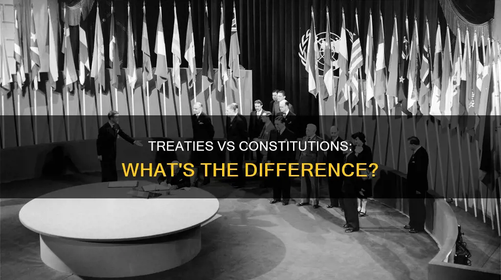 what is the difference between a treaty and a constitution