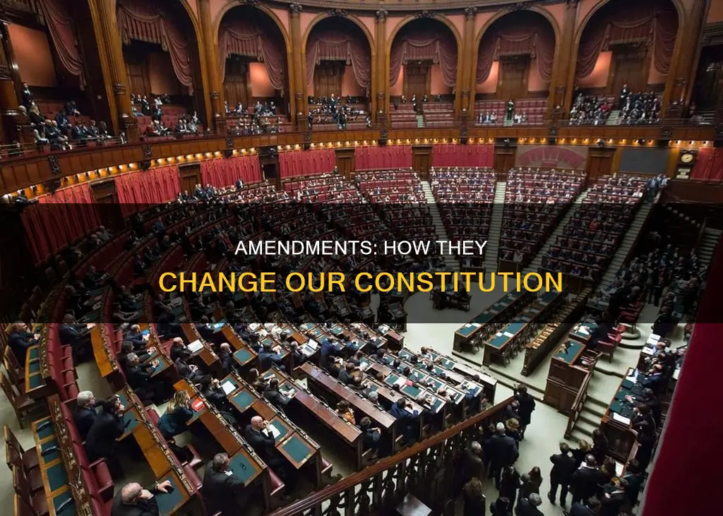 what is the difference between amendment and constitution