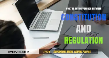 The Constitution and Regulation: Understanding the Key Differences