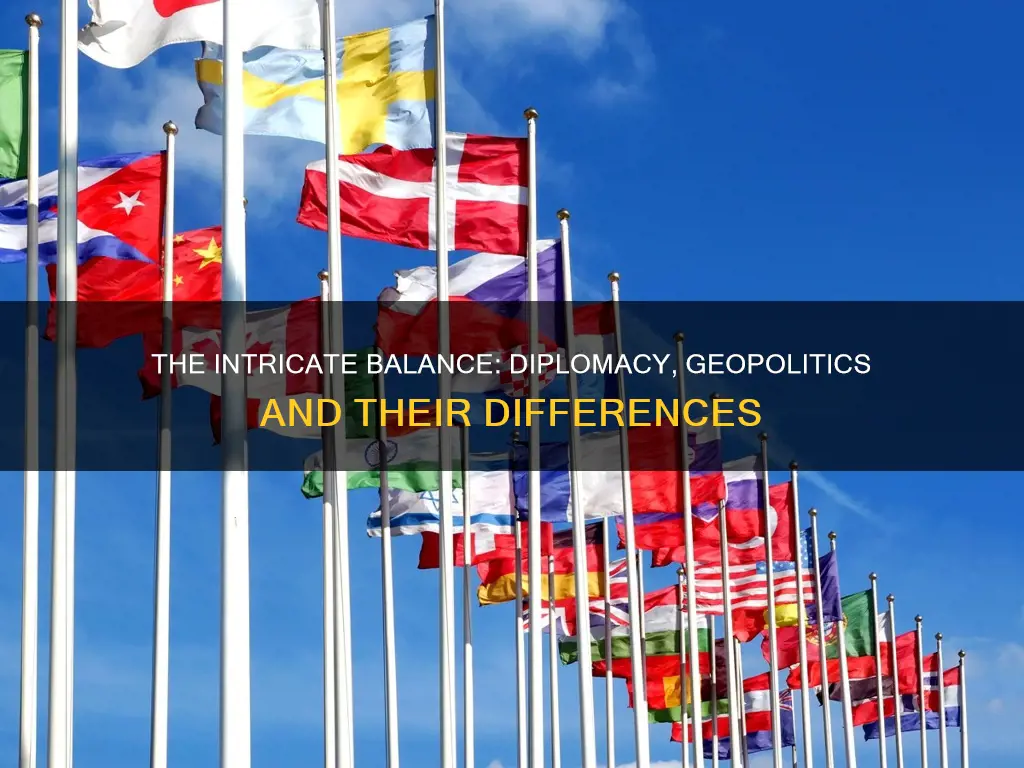 what is the difference between diplomacy and geopolitics