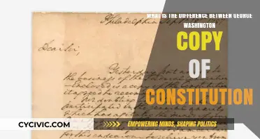 Washington's Constitution: A Unique Relic