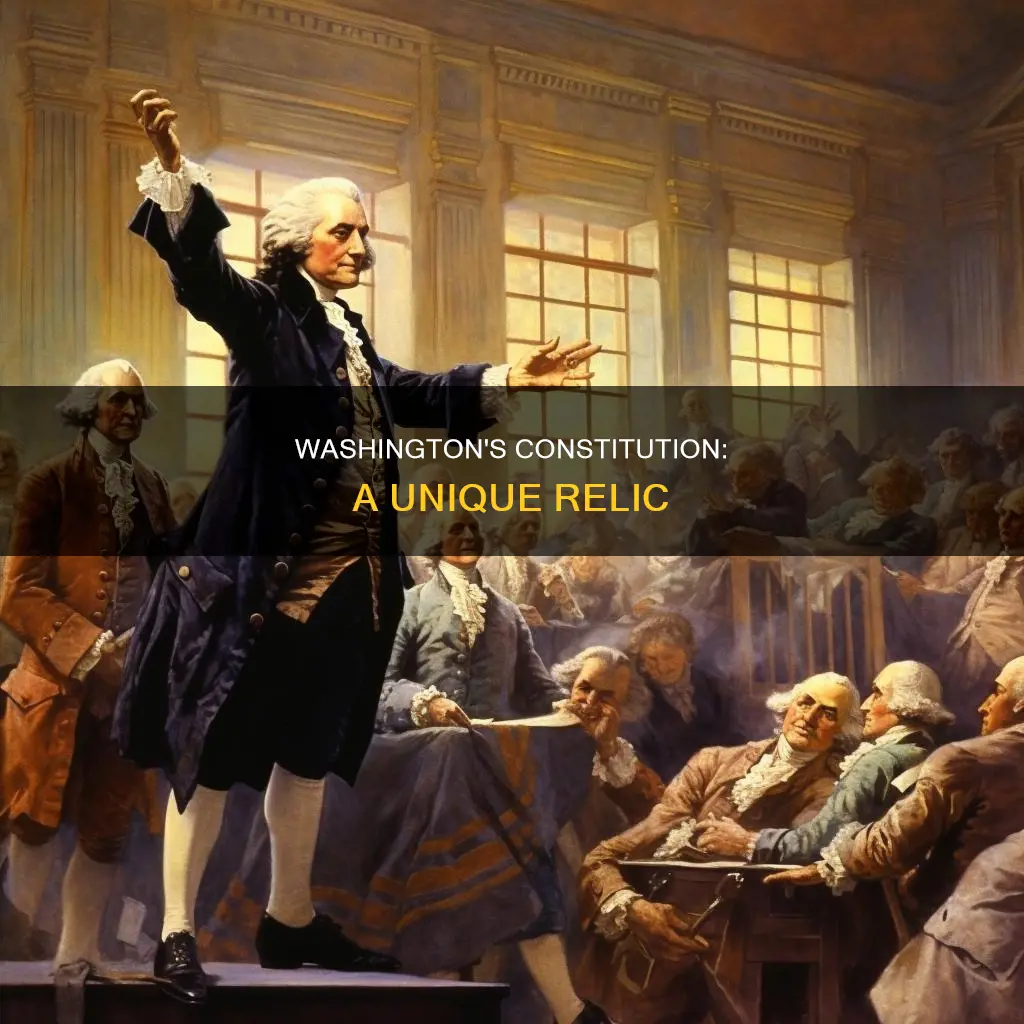 what is the difference between george washington copy of constitution