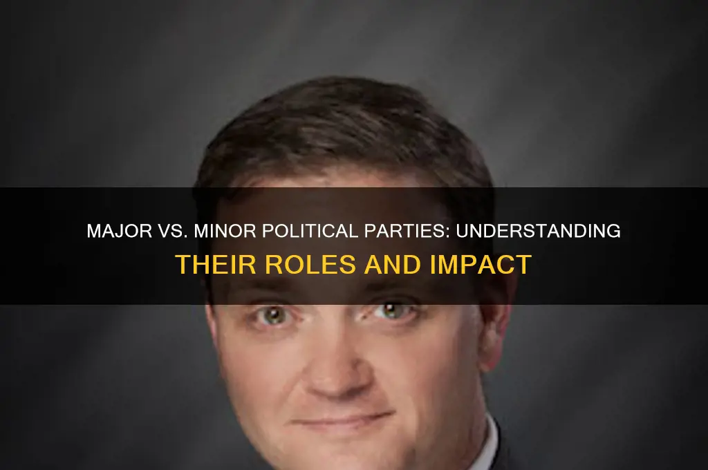 what is the difference between major and minor political parties