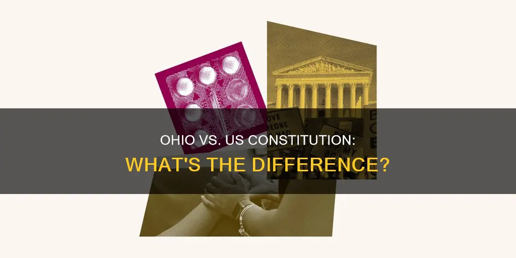 what is the difference between ohios constitution and americas constitution