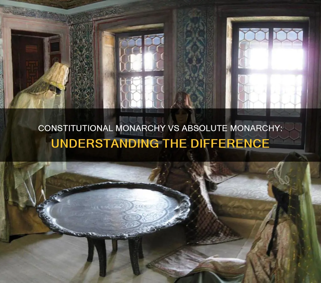 what is the difference between parliamentary constitutional and absolute