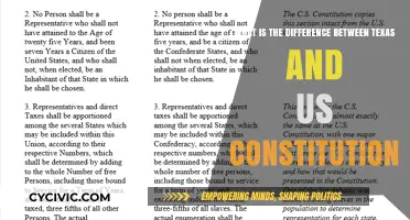 Texas vs. US Constitution: Key Differences Explained