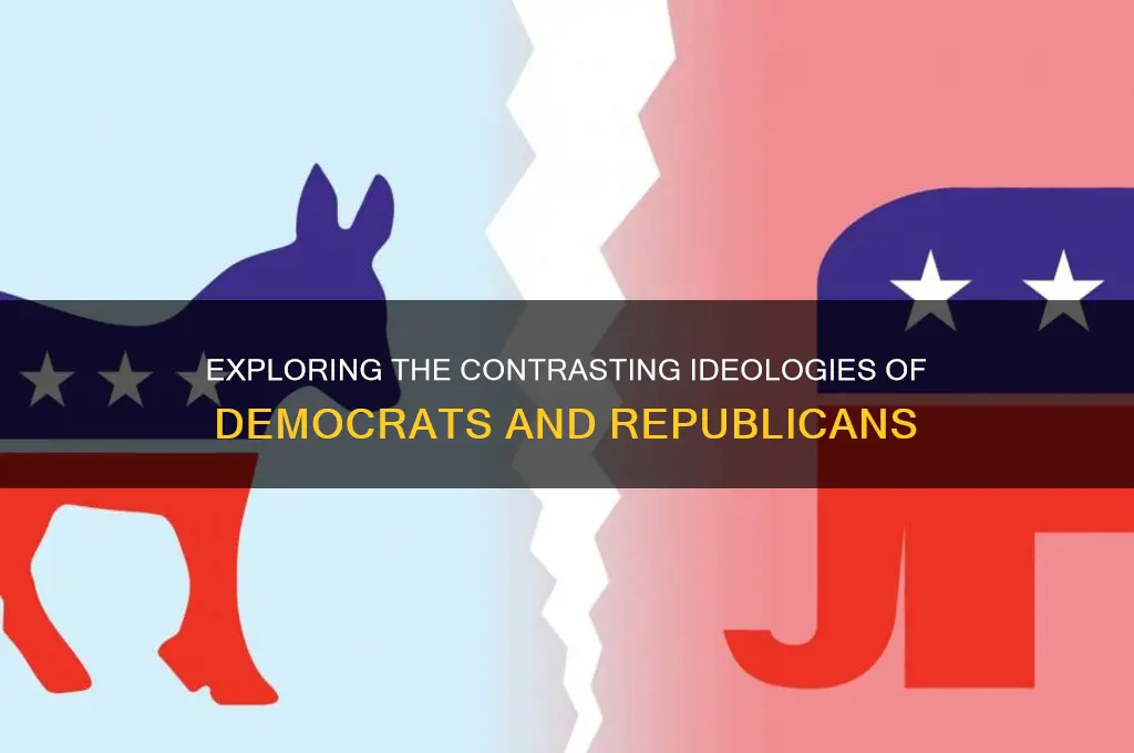 what is the difference between the 2 major political parties