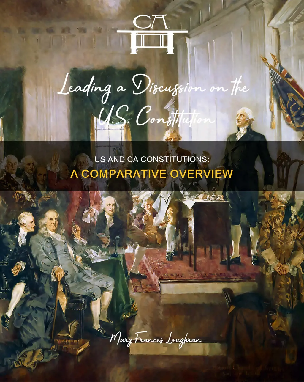 what is the difference between us and ca constitution
