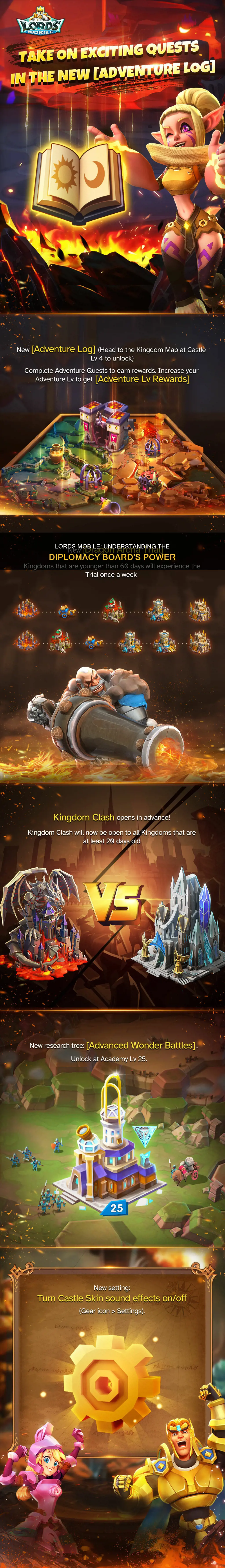 what is the diplomacy board in lords mobile