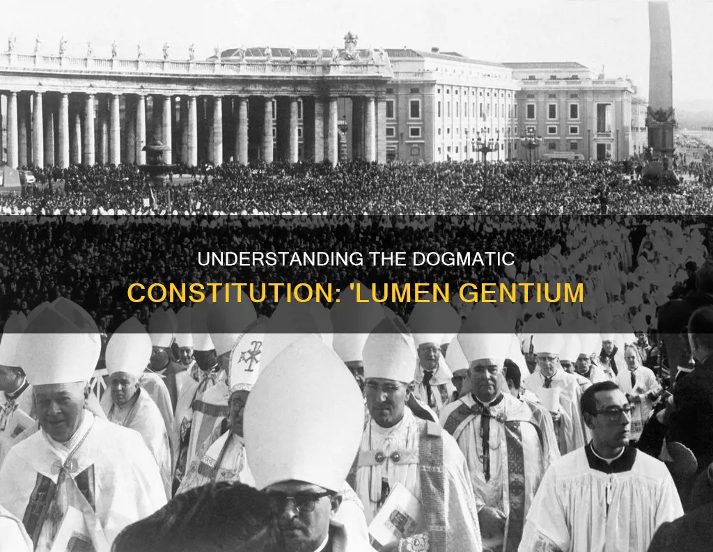 what is the dogmatic constitution on the church lumen gentium