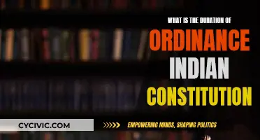 Understanding Ordinance Duration in the Indian Constitution