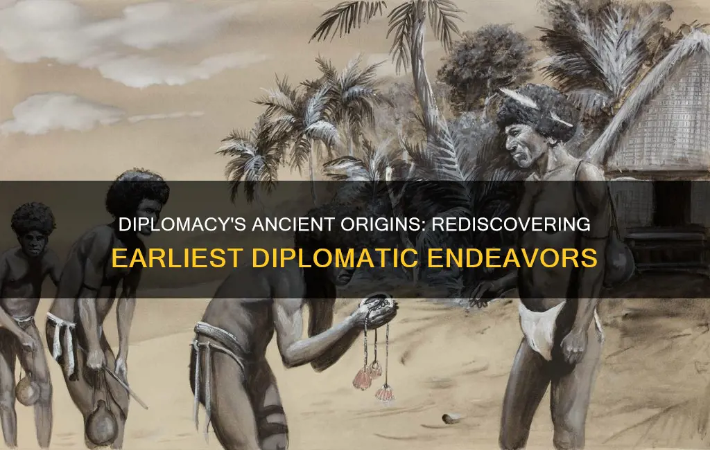 what is the earliest diplomacy