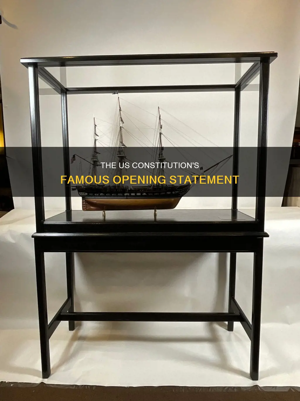 what is the famous start of the us constitution called