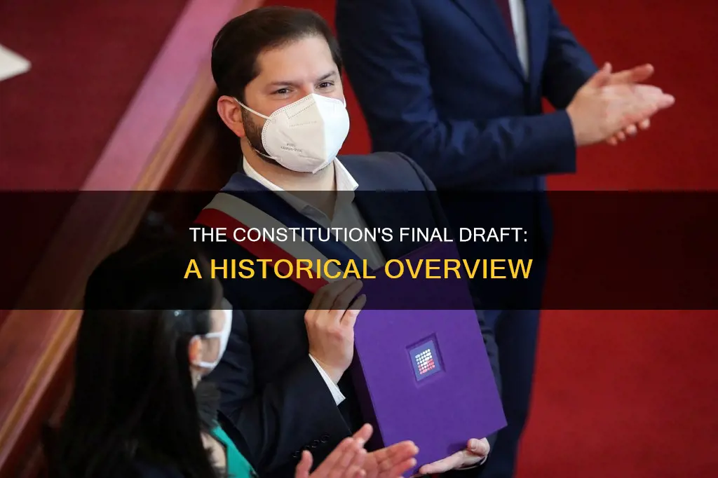 what is the final draft of the constitution