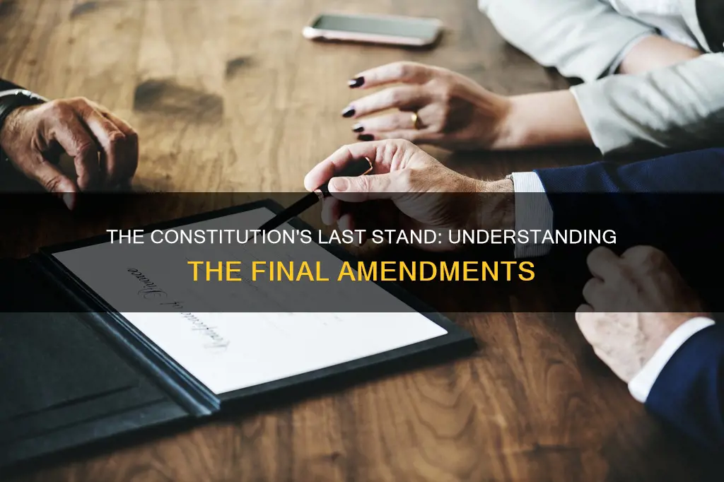 what is the final part of the constitution