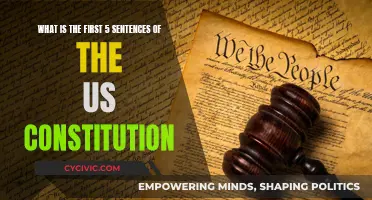 US Constitution: First 5 Sentences and Their Impact