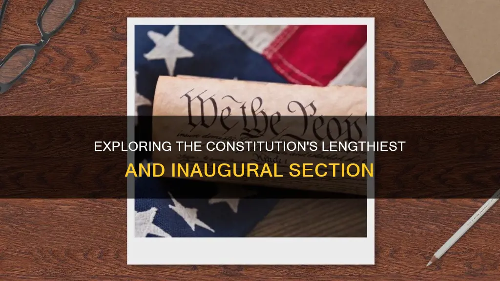 what is the first and longest part of constitution