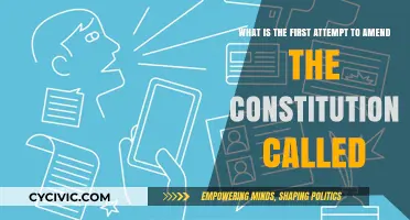 The First Amendment: Constitutional Amendments' First Attempt