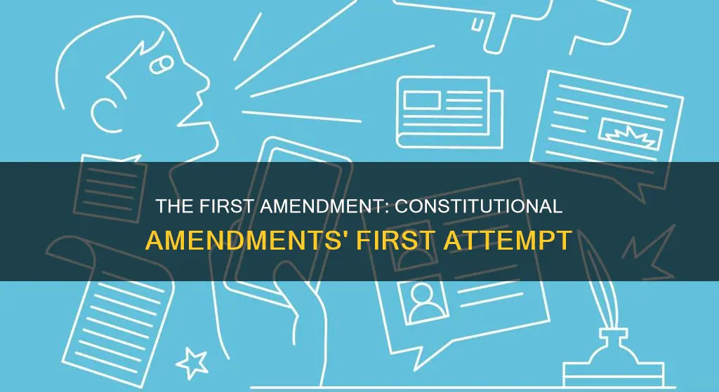 what is the first attempt to amend the constitution called